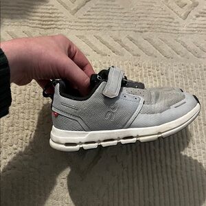 On Running Kids Gray Athletic Shoes